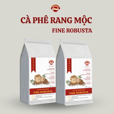 Cà phê Rang Mộc Fine Robusta - 500 GRAM