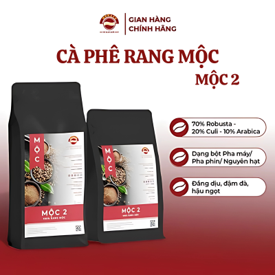 Cà phê Rang Mộc 2 - 1KG