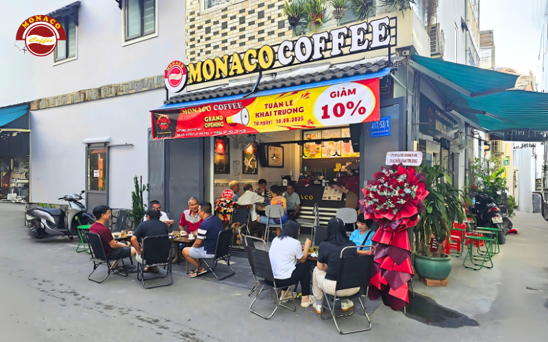 Monaco Coffee mang đến mô hình kinh doanh nhượng quyền cafe chỉ từ 99 triệu đồng
