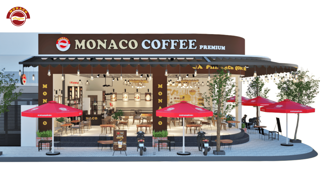  Monaco Coffee - thương hiệu nhượng quyền cafe uy tín
